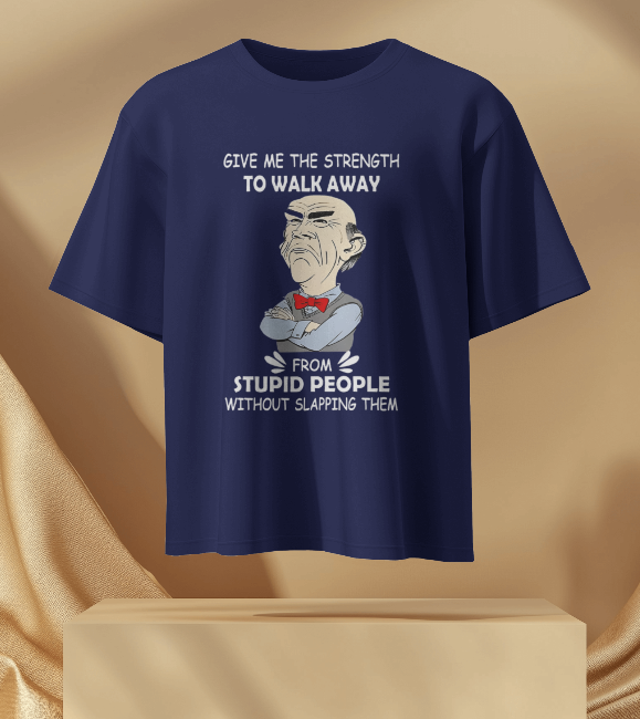 Stupid People Oversized T-shirt