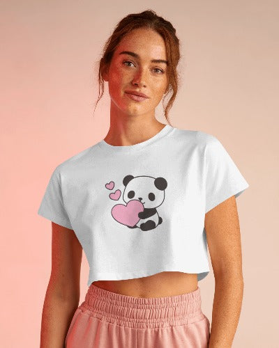 Panda Crop Top