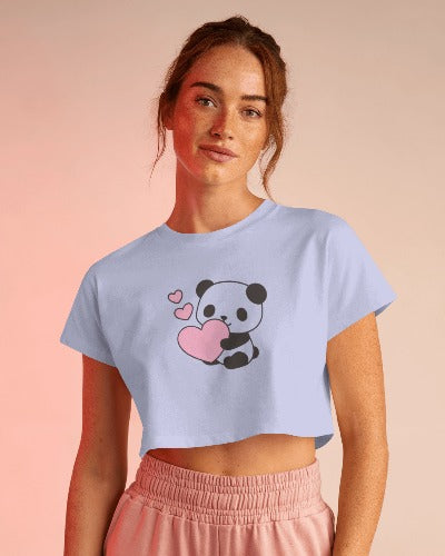 Panda Crop Top